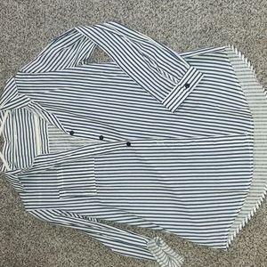 Button down striped shirt